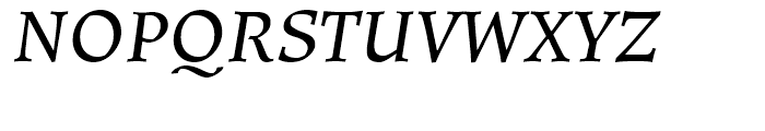 Ladoga Italic Font UPPERCASE