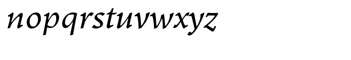 Ladoga Italic Font LOWERCASE