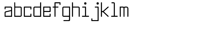 Larabiefont Condensed Font LOWERCASE