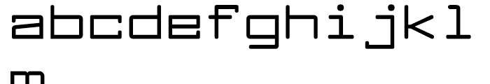 Larabiefont Extended Bold Font LOWERCASE
