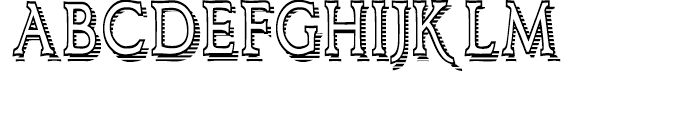 Larchmont Condensed Regular Font UPPERCASE