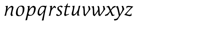 Laricio Italic Font LOWERCASE