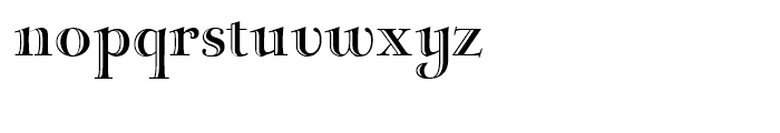Lateral Incised NF Regular Font LOWERCASE
