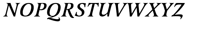 Latienne Medium Italic Font UPPERCASE