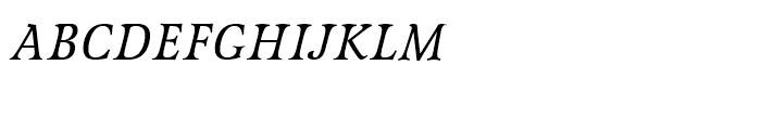 Latienne Small Caps Regular Italic Font LOWERCASE
