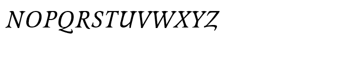 Latienne Small Caps Regular Italic Font LOWERCASE