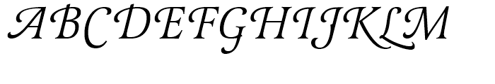 Latienne Swash Alternative Regular Italic Font UPPERCASE