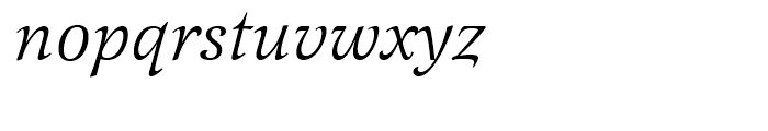 Latienne Swash Alternative Regular Italic Font LOWERCASE