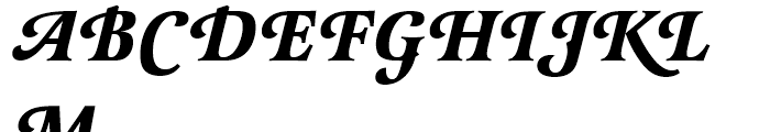 Latienne Swash Bold Italic Font UPPERCASE