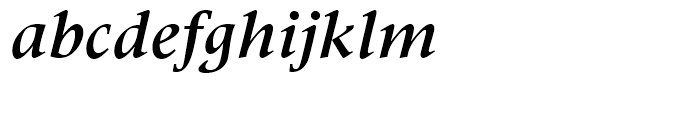 Latin 725 Bold Italic Font LOWERCASE