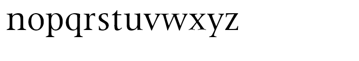 Latin 725 Roman Font LOWERCASE