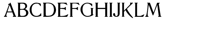 Latinish Regular Font UPPERCASE