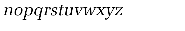 Latino Regular Italic Font LOWERCASE