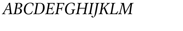 Laurentian Italic Font UPPERCASE