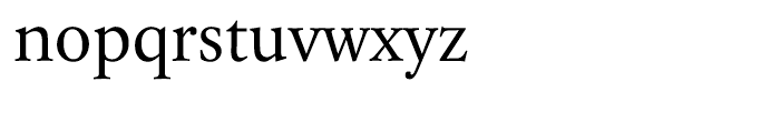 Laurentian Regular Font LOWERCASE