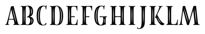 La Parisienne Serif Inline Font UPPERCASE