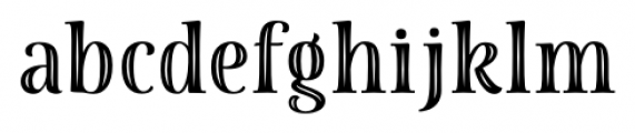 La Parisienne Serif Inline Font LOWERCASE