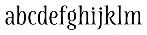 La Parisienne Serif Regular Font LOWERCASE