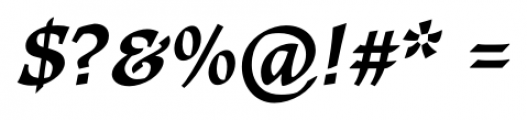 Ladoga Bold Italic Font OTHER CHARS