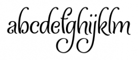 Ladybird Regular Font LOWERCASE