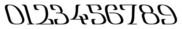 Lanvier Reverse Oblique Font OTHER CHARS