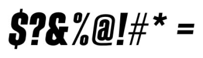 Laqonic 4F Unicase Bold Italic Font OTHER CHARS