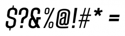 Laqonic 4F Unicase Light Italic Font OTHER CHARS