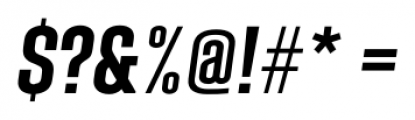 Laqonic 4F Unicase Medium Italic Font OTHER CHARS