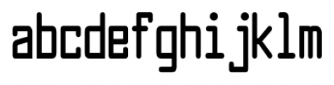 Larabiefont Compressed Bold Font LOWERCASE