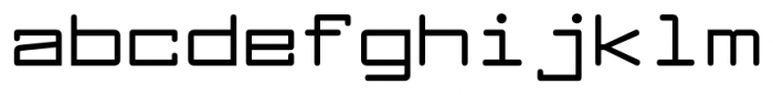 Larabiefont Extended Bold Font LOWERCASE