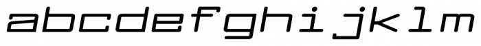 Larabiefont Xtrawide Bold Italic Font LOWERCASE