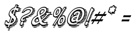 Larchmont Condensed Oblique Font OTHER CHARS
