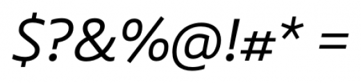 Laski Sans Italic Font OTHER CHARS
