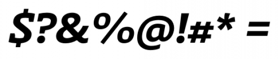 Laski Slab ExtraBold Italic Font OTHER CHARS