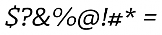 Laski Slab Italic Font OTHER CHARS