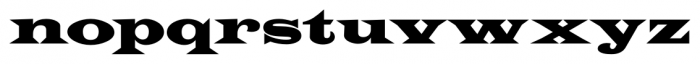 Latin CT Wide Font LOWERCASE