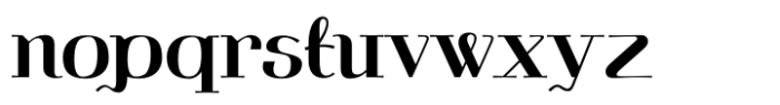 La Arista Regular Font LOWERCASE
