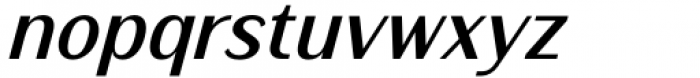 La Bisane Medium Italic Font LOWERCASE