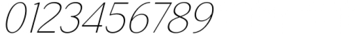 La Bisane Thin Italic Font OTHER CHARS