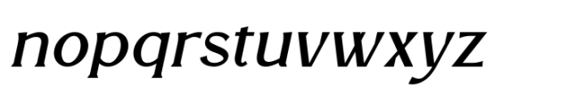 La De Chane Italic Font LOWERCASE