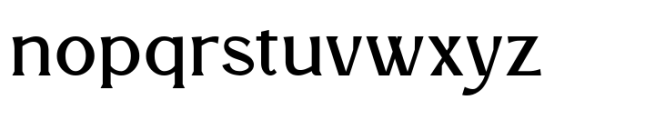 La De Chane Regular Font LOWERCASE