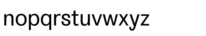 La Fabrique Variable Upright Font LOWERCASE