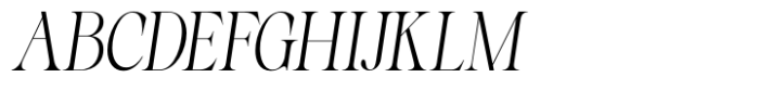La Fleur Grande Italic Font UPPERCASE