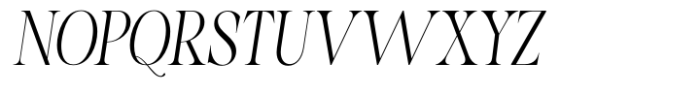 La Fleur Grande Italic Font UPPERCASE