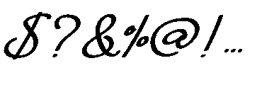 La Garpia Font OTHER CHARS