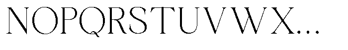 La Klatte la klatte Extra-light Font UPPERCASE