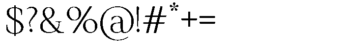 La Klatte la klatte Medium Font OTHER CHARS