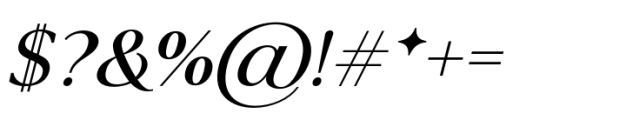 La Luxes Extra Bold Italic Font OTHER CHARS