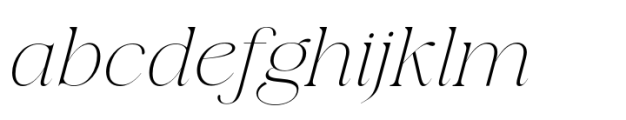 La Luxes Extra Light Italic FONT