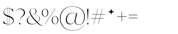 La Luxes Extra Light Font OTHER CHARS